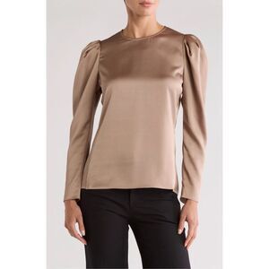 Frame Draped Satin Top-NWT
